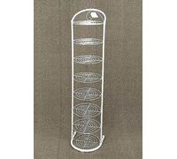 HXZJUIKL Semplice scarpiera verticale multistrato in metallo, scaffale per la casa con ante in ferro battuto, per armadio, soggiorno, ingresso (28,9 cm di larghezza x 10,3 cm di profondità x 45,3 cm