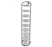 HXZJUIKL Semplice scarpiera verticale multistrato in metallo, scaffale per la casa con ante in ferro battuto per armadio, soggiorno, ingresso (28,9 cm di larghezza x 28,2 cm di larghezza x 10,3 cm di