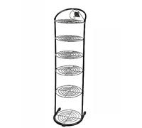 HXZJUIKL Semplice scarpiera verticale multistrato in metallo, scaffale per la casa con ante in ferro battuto per armadio, soggiorno, ingresso (28,9 cm di larghezza x 28,2 cm di larghezza x 10,3 cm di