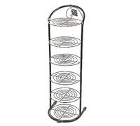 HXZJUIKL Semplice scarpiera verticale multistrato in metallo, scaffale per la casa con ante in ferro battuto per armadio, soggiorno, ingresso (28,9 cm di larghezza x 28,2 cm di larghezza x 10,3 cm di
