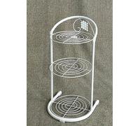 HXZJUIKL Semplice scarpiera verticale multistrato in metallo, scaffale per la casa con ante in ferro battuto per armadio, soggiorno, ingresso (28,9 cm di larghezza x 28,2 cm di larghezza x 10,3 cm di