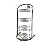 HXZJUIKL Semplice scarpiera verticale multistrato in metallo, scaffale per la casa con ante in ferro battuto per armadio, soggiorno, ingresso (28,9 cm di larghezza x 28,2 cm di larghezza x 10,3 cm di