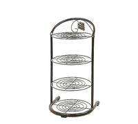 HXZJUIKL Semplice scarpiera verticale multistrato in metallo, scaffale per la casa con ante in ferro battuto per armadio, soggiorno, ingresso (28,9 cm di larghezza x 28,2 cm di larghezza x 10,3 cm di