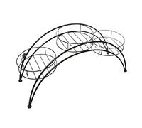 HXZJUIKL Supporto per Piante, Scaffale per Piante, Tavolo per Piante, Supporto per Fiori in Ferro Battuto, Portavasi Ad Arco, Scaffale per Piante per Decorazioni Interne(Blu-80 * 31 * 25Cm)