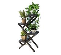 HXZJUIKL Supporto per Piante, Scaffale per Piante, Tavolo per Piante, Vaso per Piante in Metallo per Esterni, Supporto per Piante Classico per Interni, Supporto per Fior(F-80 * 40 * 25Cm)