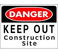 Hy-Ko RS-609 Targa in plastica, Nero/Rosso/Bianco, 24 in x 19 in