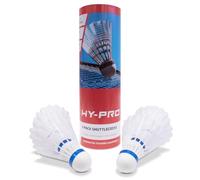 Hy-PRO 6pk Shuttlecocks V2, Volano Gioventù Unisex, Bianco, Taglia Unica