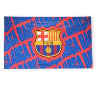 Hy-Pro Bandiera ufficiale del Barcellona, 1,5 x 0,9 m, striscione nazionale di calcio in poliestere per casa e partite, attrezzatura per tifosi con grande stemma e bandiera rossa e blu