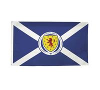 Hy-PRO - Bandiera Ufficiale della Scozia, 1,5 x 0,9 m, in Poliestere, per casa e Partite, Attrezzatura per Tifosi con Grande Stemma e Bandiera Blu Navy e Bianca