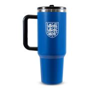 Hy-Pro Borraccia termica da 1,18 l con manico e cannuccia, portatile, per sport e uso quotidiano, con licenza ufficiale England FA
