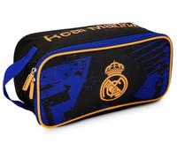 Hy-Pro Borsa per stivali con licenza ufficiale Real Madrid CF, con maniglia, merchandising del Real Madrid, ideale per riporre scarpe, ottima idea regalo per calcio
