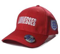 Hy-PRO Cappello da Baseball con Licenza Ufficiale England Lionesses, Materiale di qualità con Cinturino Regolabile, Comodi Accessori per Gli Appassionati di Sport, Elegante Cappello da Calcio Blu per