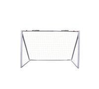 Hy-Pro Durable - Porta da Calcio in UPVC, 1,8 x 1,2 m, Resistente a Tutte Le Condizioni atmosferiche, con meccanismo di bloccaggio per Giovani Giocatori, Include picchetti di Ancoraggio per Un