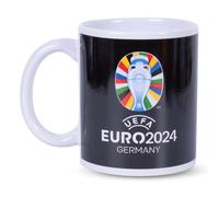 Hy-Pro Euro 2024 Tazza in Ceramica, Licenza Ufficiale, Nero