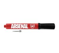 Hy-Pro Grande pompa di gonfiaggio portatile a doppia azione con licenza ufficiale Arsenal, adatta anche per rugby, basket, netball, compatta e leggera con ago, per tutti i palloni sportivi