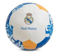 Hy-Pro Mini palla morbida con licenza ufficiale Real Madrid CF 10,2 cm, ideale per bambini, merchandising del Real Madrid, ottima idea regalo, bianco e blu