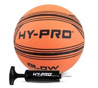 Hy-Pro Pallacanestro a LED, misura 7, con pompa a pallone, luci attivate dagli impatti, spegnimento automatico con presa per interni ed esterni, regalo di notte