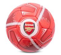 Hy-Pro Pallone da calcio con licenza ufficiale Arsenal F.C., taglia 1, design a turbina, articolo Arsenal, The Gunners, allenamento, partita, collezione per bambini e adulti