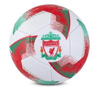 Hy-Pro Pallone da calcio con licenza ufficiale del Liverpool F.C., taglia 5, design Blitz, merchandising del Liverpool, allenamento, partita, collezione per bambini e adulti
