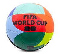 Hy-Pro Pallone da calcio con licenza ufficiale FWC26, taglia 5, con logo ufficiale del torneo e design del trofeo, regalo per ragazzi con grafica della Coppa del Mondo FIFA 2026