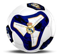 Hy-Pro Pallone da calcio Real Madrid CF con licenza ufficiale, taglia 5, design tracciante, allenamento, partita, merchandising, collezione per bambini e adulti