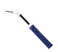 Hy-Pro Pompa CF con licenza ufficiale Real Madrid, doppia azione, adatta per tutti gli sport di palla, calcio, basket, rugby, palla e biciclette, ottima idea regalo per calcio, Real Madrid