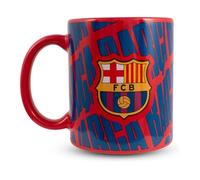 Hy-Pro Tazza Barca in ceramica con licenza ufficiale Barcellona, 325 ml, per bevande calde, adatta al microonde e alla lavastoviglie, regalo per uomini e ragazzi
