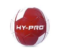 Hy-Pro Turbina Calcio - Taglia 5, Calcio in PVC per una migliore aderenza, ideale per giochi di allenamento e competizioni in tutte le condizioni atmosferiche, Vortex Red