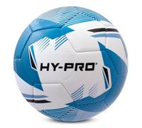 Hy-Pro Turbina Calcio - Taglia 5, Calcio in PVC per una migliore aderenza, ideale per giochi di allenamento e competizioni in tutte le condizioni atmosferiche, Chevron Blue