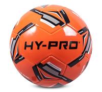 Hy-Pro Turbina Calcio - Taglia 5, Calcio in PVC per una migliore aderenza, ideale per giochi di allenamento e competizioni in tutte le condizioni atmosferiche, Reflex Orange