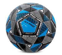 Hy-Pro Turbina Calcio - Taglia 5, Calcio in PVC per una migliore aderenza, ideale per giochi di allenamento e competizioni in tutte le condizioni atmosferiche, Aztec Blue