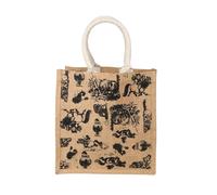 Hy Thelwell Collection Quadrato Juta Borsa a Tracolla (BZ5553)