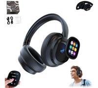 HY-X1 PRO AI Translation Cuffie wireless con schermo LCD mobile, cuffie traduttore in tempo reale 115 lingue, Bluetooth 6.0, foto, torcia, allarme, registrazione vocale