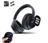 HY-X1 PRO AI Translation cuffie wireless con schermo LCD mobile, traduttore in tempo reale 115 lingue, auricolare Bluetooth 6.0 acqua, foto, torcia, allarme, registrazione vocale