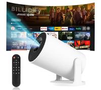 HY300Pro+Videoproiettore portatile,Mini proiettore 4K WiFi 6 Android 11,1080P Full HD supportato per TV/PC/Lap/Stick, HDMI Home Cinema 180° Rotazione