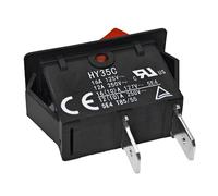 HY35C Pulsante Confezione 2 - On-Off 2-Pin AC 125/250V 16/12A Rocker