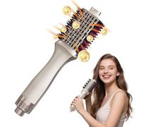 HyAdierTech Spazzola Asciugacapelli 3 in 1 con Ioni Negativi - Phon Styler per Lisciatura, Arricciatura e Volume