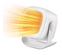 HyAdierTech Stufetta Elettrica Portatile Basso Consumo, Mini Ceramica Con 2 Impostazioni di Temperatura, Stufa Scaldino per Scrivania Ufficio