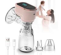 HyAdierTech Tiralatte Elettrico,Tiralatte Ricaricabile con 3 Modalità e 9 Livelli,Forte Aspirazione Pompa per Allattamento,Tiralatte Neonati Elettrico Portatile,Coppette Raccogli Latte Materno