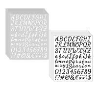 Hyakoz 1008 Pezzi 12 Fogli Lettere Adesive in Vinile Adesivi Lettere Alfabeto Numeri Adesivi Stickers Lettere Adesive Adatti per Fai da Te, Scrapbooking, Biglietti di Auguri, Decorazioni Regalo