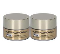 Hyal Crema Viso Acido Ialuronico Puro 2x50 ml Crema