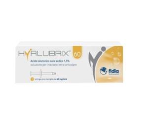 Hyalubrix SIRINGA INTRA-ARTICOLARE HYALUBRIX 60 ACIDO IALURONICO 1,5% 60 MG 4 ML