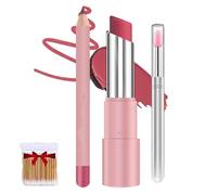 Hyaluronic Acid Lip Lifter Balm,Hydrating Glaze Lip Balm With Hyaluronic Acid,2 In 1 Long-Lasting Waterproof Lipbalm Set,Non-Sticky,Nourished Lip Color Moisturizing Shine (E-05#, SIZE)