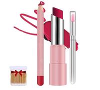 Hyaluronic Acid Lip Lifter Balm,Hydrating Glaze Lip Balm With Hyaluronic Acid,2 In 1 Long-Lasting Waterproof Lipbalm Set,Non-Sticky,Nourished Lip Color Moisturizing Shine (C-03#, SIZE)