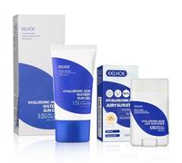 Hyaluronic Acid Watery Sun Gel 50ml - Hyaluronic Acid Airy Sun Stick 22g - SPF 50+ Sunscreen, Waterproof, Non Grasso, Forte Protezione UV, per Tutti i Tipi di Pelle