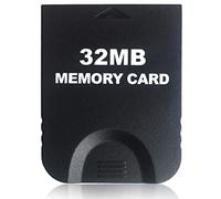 Hyamass 32 MB (507 blocchi) ad alta velocità Gamecube Storage Save Game Memory Card compatibile per Nintendo Gamecube e Wii Console Kit accessori - Nero