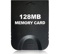 Hyamass Scheda di memoria per videogiochi ad alta velocità da 128 MB (2043 blocchi) compatibile con kit di accessori per console Nintendo Gamecube e Wii, colore: Nero