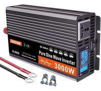 Hyanrong Inverter A Onda Sinusoidale Pura da 3000W 4000W 5000W 6000W per Auto da CC 12V 24V 48V 60V 72 V A CA 110V 120V/220V - 240V, Adatto per Abitazioni, Auto E Camper(3000W,72V to 220V)