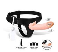 Hybee Dildo con Dildo Realista Hueco y Vibración con Control Remoto
