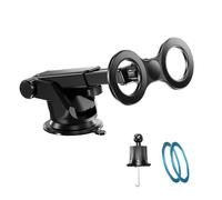 HYBEW Supporto per telefono da auto a doppio scopo per cruscotto e dispositivo di installazione di sfiato, funzione girevole a 360 gradi, supporto per telefono da auto con testa